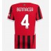 Maillot de foot AC Milan Ismael Bennacer #4 Domicile vêtements Femmes 2024-25 Manches Courtes